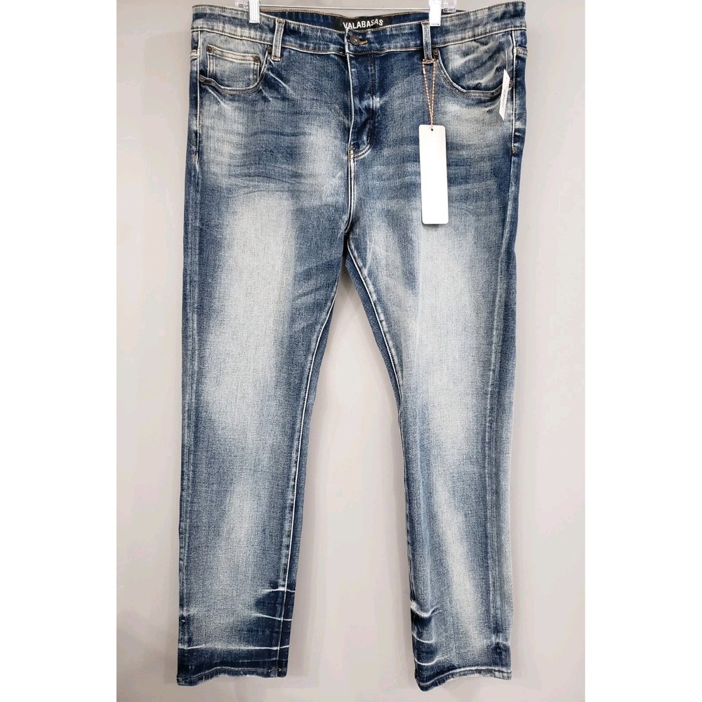 NEW SIZE 44 Valabasas  Mr. Flex Medium WASH JEANS